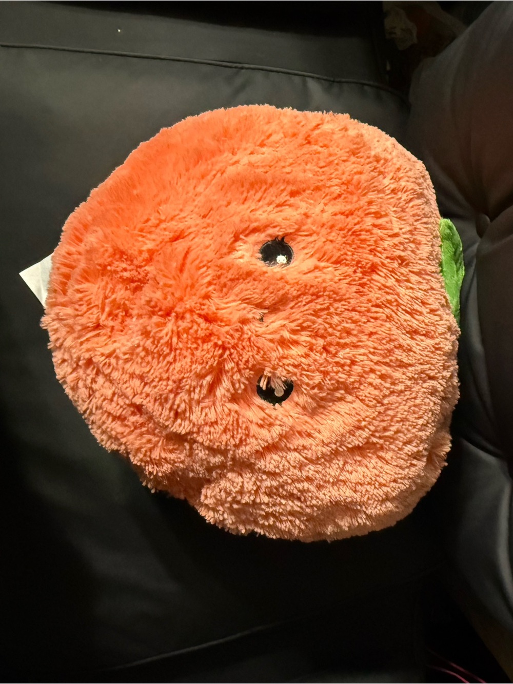 Squishable Peach Plush Ultra Soft Round Fruit Pillow Squishmallow Style